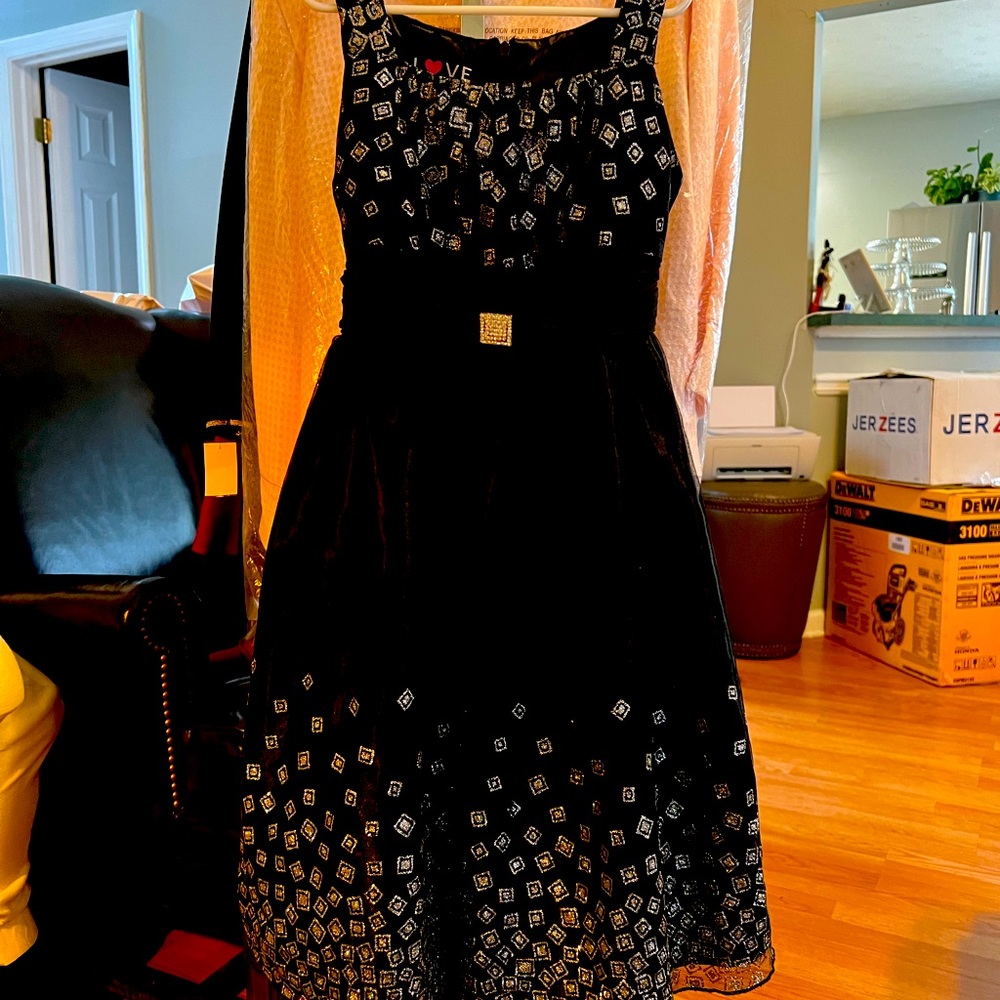 Girls Black Dressy Dress